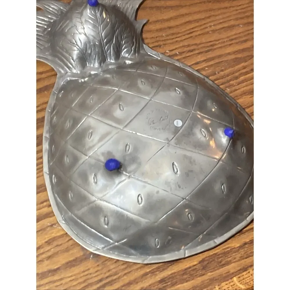 ARTHUR COURT Pineapple Chip & Dip Tray 2003, Signed